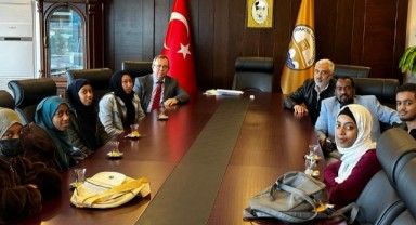 Tabakoğlu’na Etiyopyalı öğrencilerden ziyaret