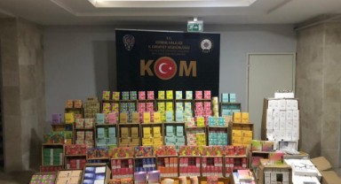 Çok sayıda kaçak elektronik sigara ve makaron yakalandı