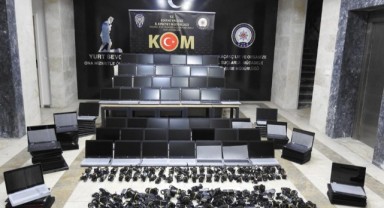 Gümrük kaçağı 133 dizüstü bilgisayar ele geçirildi