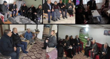 Hane ziyaretleri devam ediyor