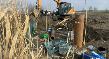 İçme suyu isale hattındaki arıza giderildi