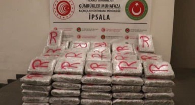 İpsala'da 603 kilo 464 gram skunk yakalandı