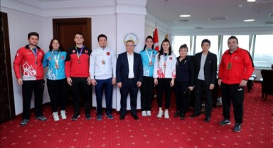 Judoculardan Rektör Tabakoğlu’na ziyaret