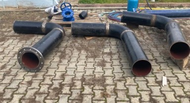 Kadıköy Barajı’ndaki 30 yıllık kollektör hattını yenileniyor