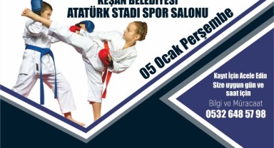 Karate Kursu 5 Ocak’ta başlıyor