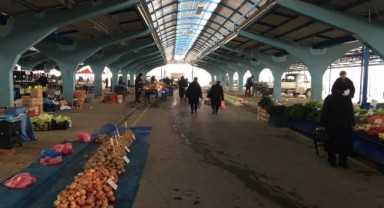 Pazartesi pazarı boş kaldı