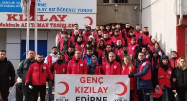 46 Kızılay gönüllüsü Adıyaman'a gitti