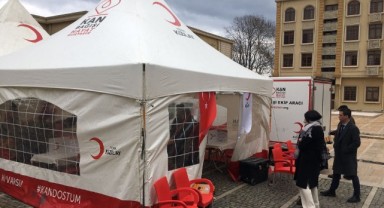 Edirne’den deprem bölgesine kan bağışı