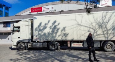 Edirne’den giden tırlar afet bölgesinde