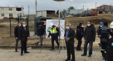 Esetçe'de doğal gaz çalışmaları sürüyor