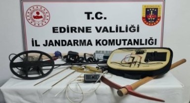 İzinsiz kazı yapanlar suçüstü yakalandı