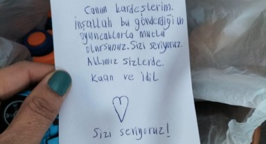 Kaan ve İdil’in duygulandıran notu