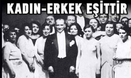 ‘Kadın erkek eşittir’