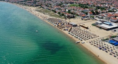 Saros'da deniz çekilmesi gelgitten kaynaklanıyor