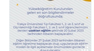 Öğrencilerden eğitim modeli tepkisi