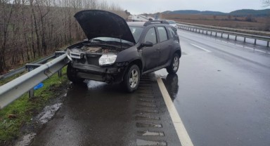 Trafik kazasında 2 kişi yaralandı