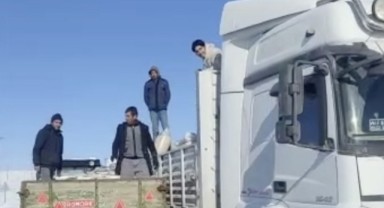 Yardım tırının ‘yağmalandığı’ iddiasının doğru olmadığı belirtildi