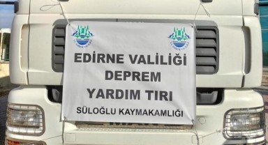 Yardımlar deprem bölgesine gönderildi