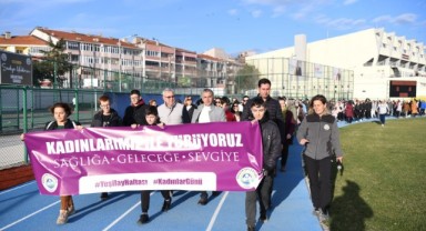 Kadınlar sağlık için yürüdü