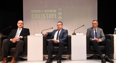 Keşan'da deprem Çalıştayı yapıldı