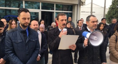 SGK çalışanları iş bıraktı