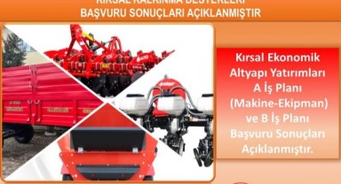 Destek başvuru sonuçları açıklandı