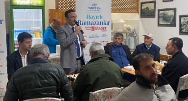 Saadet Partisinden Enez’de iftar programı