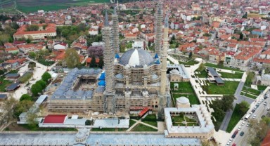 Selimiye’de kurşun örtü çalışmasına geçildi