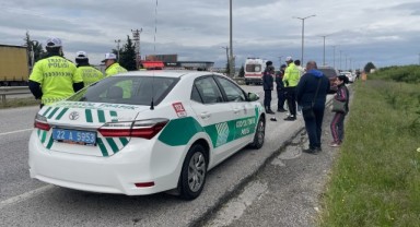 Bulgar sürücü yayaya çarptı