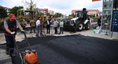 Keşan’da asfalt çalışması başladı