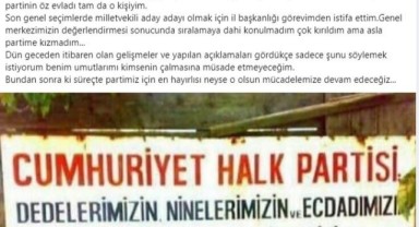 ‘Kırıldım ama partime kızmadım’