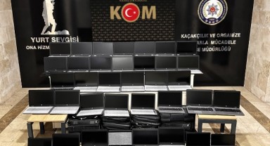 Gümrük kaçağı bilgisayar ele geçirildi