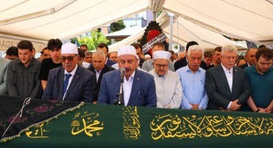 Eski TBMM Başkanı Şentop, cenaze törenine katıldı