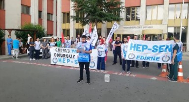 Kamu emekçileri iş bıraktı