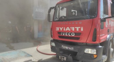 Market deposunda çıkan yangın korkuttu