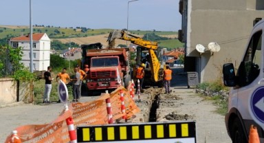 Uzunköprü’de doğal gaz mesaisi