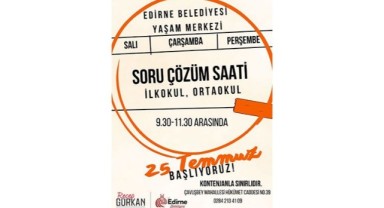 Yaşam merkezinde yaz atölyesi başlıyor
