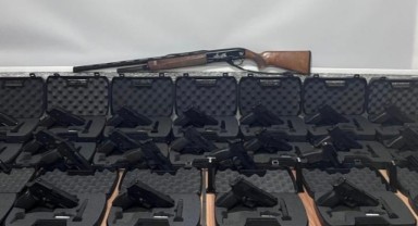 25 ruhsatsız tabanca ve tüfek ele geçirildi