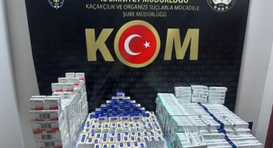 830 kutu kaçak ilaç ele geçirildi