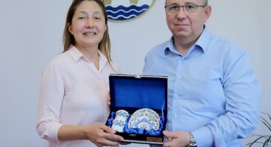 Aktoz’dan Rektör Tabakoğlu’na veda ziyareti