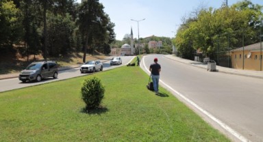 Çim biçme işlemleri de tamam