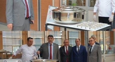Emniyet Müdürlüğü'nde personele aşure ikramı