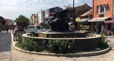Heykelin ışıklandırması yenilendi