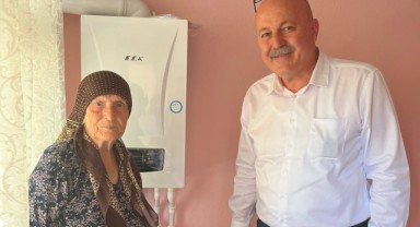 İhtiyaç sahibi ailelere kombi desteği