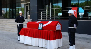 Kazada ölen polis memuru memleketine uğurlandı