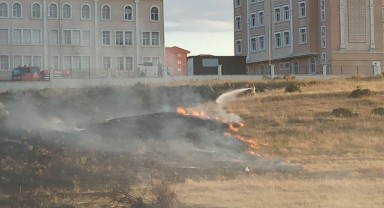 Keşan’daki anız yangını söndürüldü