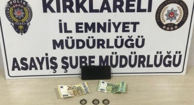 Kırklareli'nde hırsızlık şüphelisi yakalandı