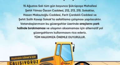 O cadde ve sokaklara araç park etmeyin!