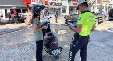 Saraçlar’da trafik denetimi
