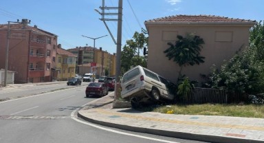 Trafik kazasında bir kişi yaralandı